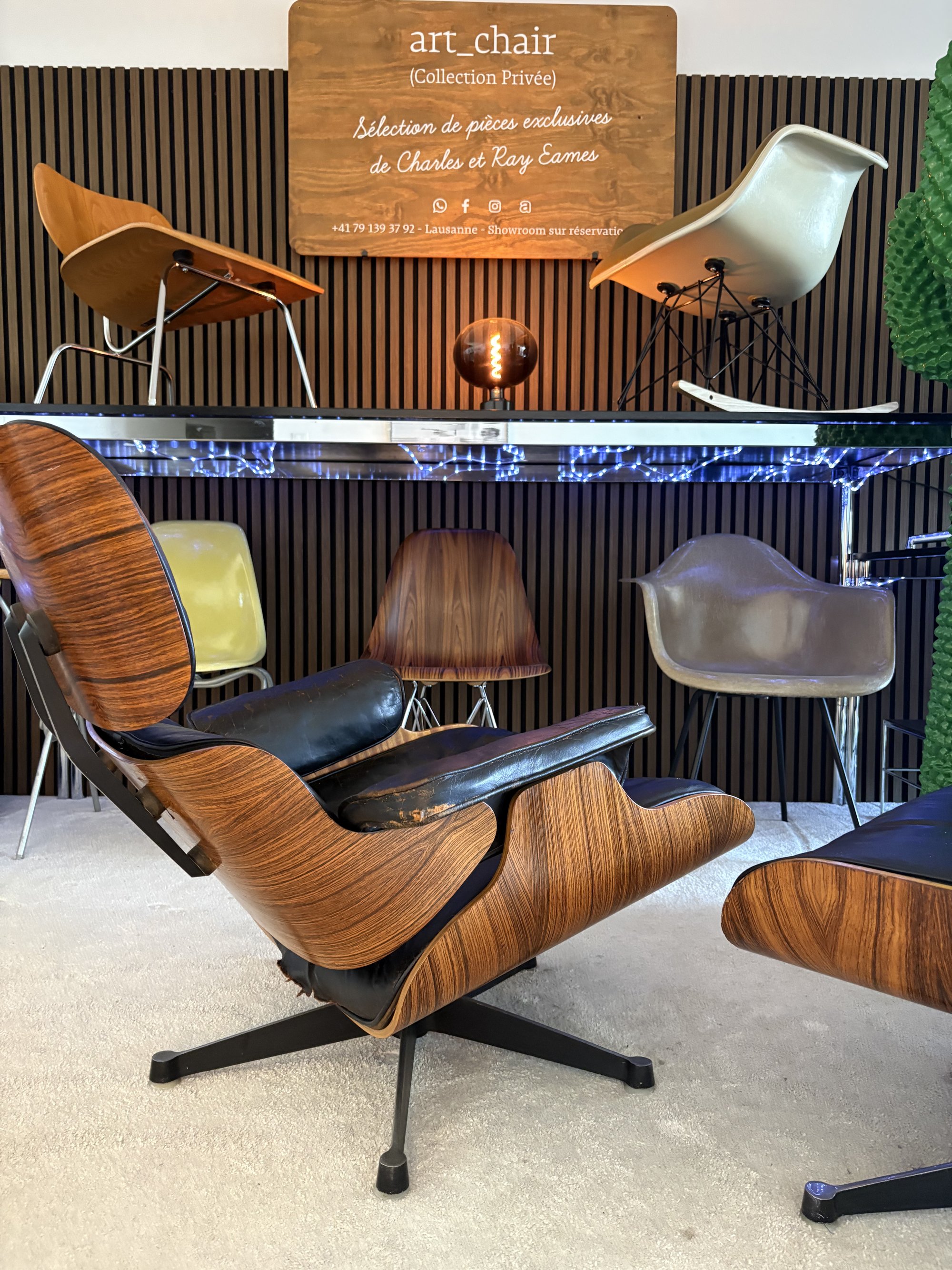 Eames Lounge Chair de 1960 édité par Contura / Herman Miller